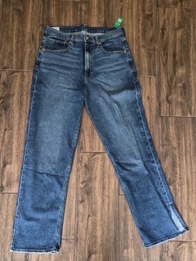 GAP Women's Dark Blue Straight Jeans